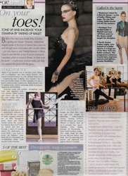 ok! magazine encourage barre based exercise 